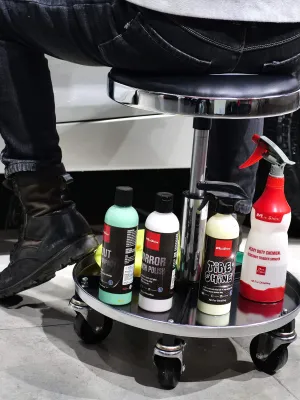 MAXSHINE Taboret Z Tacą Premium Black